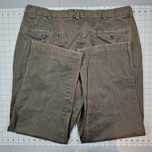 Vintage Brooks Brothers Pants Mens 38x30 Chino 90s Preppy Smart Casual Academia - Picture 4 of 8